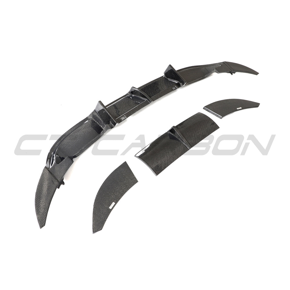 Volkswagen VW Golf R Mk7 2014-2017 Carbon Fibre Rear Diffuser / Valance / Lower Bumper Lip – Fits Golf 7 R & R-Line – Rear Bumper Insert Skirt Splitter Apron – Genuine Carbon – CT Carbon