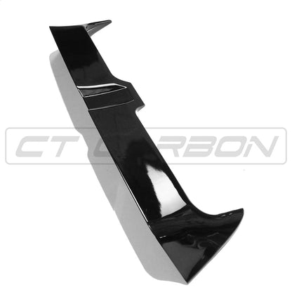 Volkswagen VW Polo Mk5 2014-2017 (6C) Gloss/Piano Black Body Kit – Front Splitter/Lip & Roof Spoiler/Wing – OEM Style ABS Exterior Styling Pack by CT Carbon