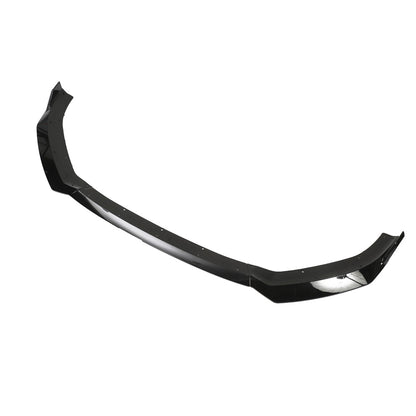 CT BLAK by CT Carbon Gloss Black Front Lip Splitter V2 for Audi A3 8V.5 S Line & S3 8V 2017-2020 - Bumper Lip/Chin Spoiler/Aero Skirt - Piano Black ABS - 8V Facelift 8V.2 - Sportback & Saloon - Front