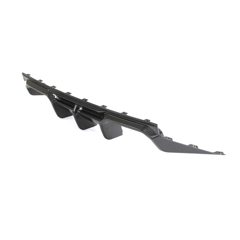 BMW M2 G87 Carbon Fibre Rear Diffuser & Undertray 2023+ by CT Design – Rear Valance/Splitter, Lower Bumper Apron/Trim, Gloss Carbon, OE-Style Fit Performance Aero Upgrade, Body Kit Component