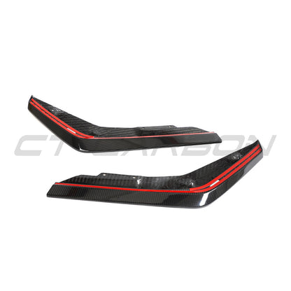 BMW M2 G87 Rear Bumper Corners – Carbon Fibre/Fiber Rear Spats, Corner Splitters, End Caps & Extensions, Diffuser Corner Pieces | CT Design Pre-Preg OEM+ Aero Rear Valance Trim 2023‑2025