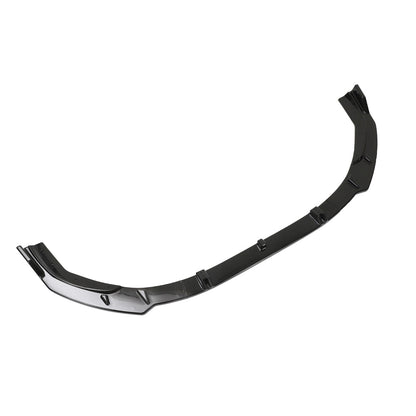 CT Carbon Gloss Black Front Lip Splitter for Audi A4 & S4 B9.5 Facelift 2020-2024 – ABS 3-Piece Front Lip Spoiler/Chin Spoiler, Front Bumper Lip Valance, Aero Diffuser Body Kit