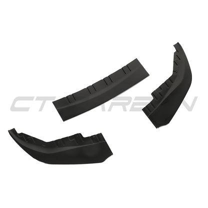 BMW 3 Series G20 G21 2018-2021 Front Splitter / Lip Spoiler Gloss Piano Black – Front Bumper Chin/Aero Valance – OEM+ Style | Saloon & Touring (Sedan/Estate) – CT Carbon BLAK V2