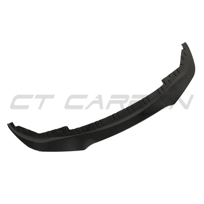 BMW 3 Series G20/G21 2018-2021 Front Splitter Lip Spoiler V2 - Gloss Piano Black Front Bumper Lower Lip Extension/Valance - Saloon & Touring Pre-LCI/Pre-Facelift Lip Kit | CT Carbon BLAK Series