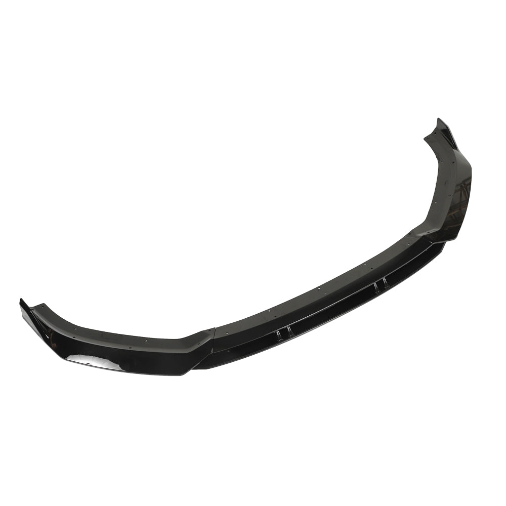 Audi A3 S-Line & S3 8V Facelift 2017-2020 Front Lip Spoiler Splitter V3 - Gloss Piano Black ABS Aero Chin Spoiler Front Bumper Lip - Sportback & Saloon - CT Carbon/CT BLAK