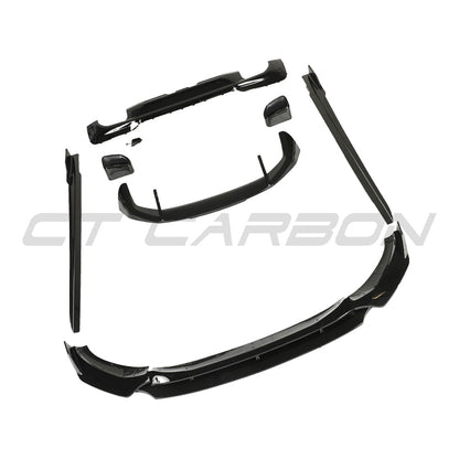 BMW X3 G01 2017-2020 High Gloss Piano Black Body/Aero Kit – Front Splitter Lip, Side Skirt Extensions, Rear Diffuser & Roof/Boot Spoiler | ABS OEM+ Exterior Styling Pack | Shadowline Black Pack Upgrade by CT Carbon