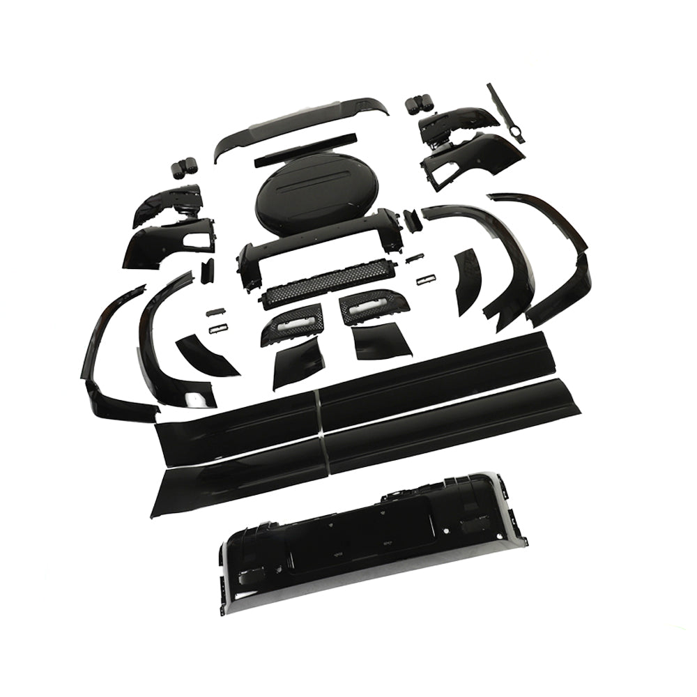 Land Rover Defender 110 L663 Wheel Arch Extensions / Fender Flares – Wide Body Arch Overfenders, Arch Trims Kit Gloss Black ABS (2020-2025) | CT BLAK