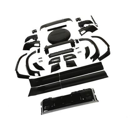 Land Rover Defender 110 L663 Wheel Arch Extensions / Fender Flares – Wide Body Arch Overfenders, Arch Trims Kit Gloss Black ABS (2020-2025) | CT BLAK