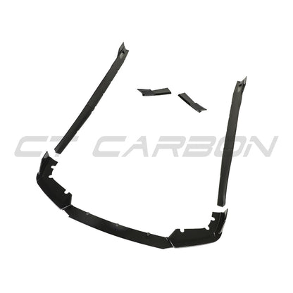 BMW X5 M F95 Gloss Black Aero Body Kit by CT Carbon – Front Bumper Lip Splitter (3-Piece) + Side Skirts/Rocker Extensions | Piano Black ABS Styling Pack | Fits 2019+ X5M F95 | M Performance Style