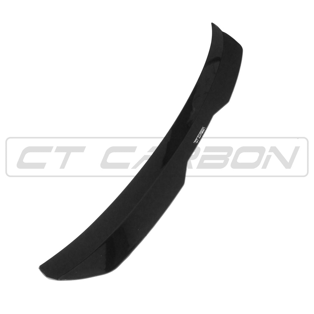 Volkswagen VW Golf MK6 2009-2013 Roof Spoiler / Rear Wing Gloss Black ABS – Fits R, GTI, GTD – Roof Lip Boot Spoiler Tailgate Wing / Rear Spoiler Extension by CT Carbon – Roof-Mounted Piano Black Hatchback Aero Styling