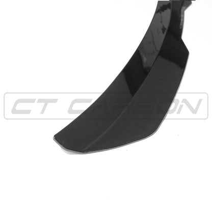 Volkswagen VW Golf MK6 2009-2013 Roof Spoiler / Rear Wing Gloss Black ABS – Fits R, GTI, GTD – Roof Lip Boot Spoiler Tailgate Wing / Rear Spoiler Extension by CT Carbon – Roof-Mounted Piano Black Hatchback Aero Styling