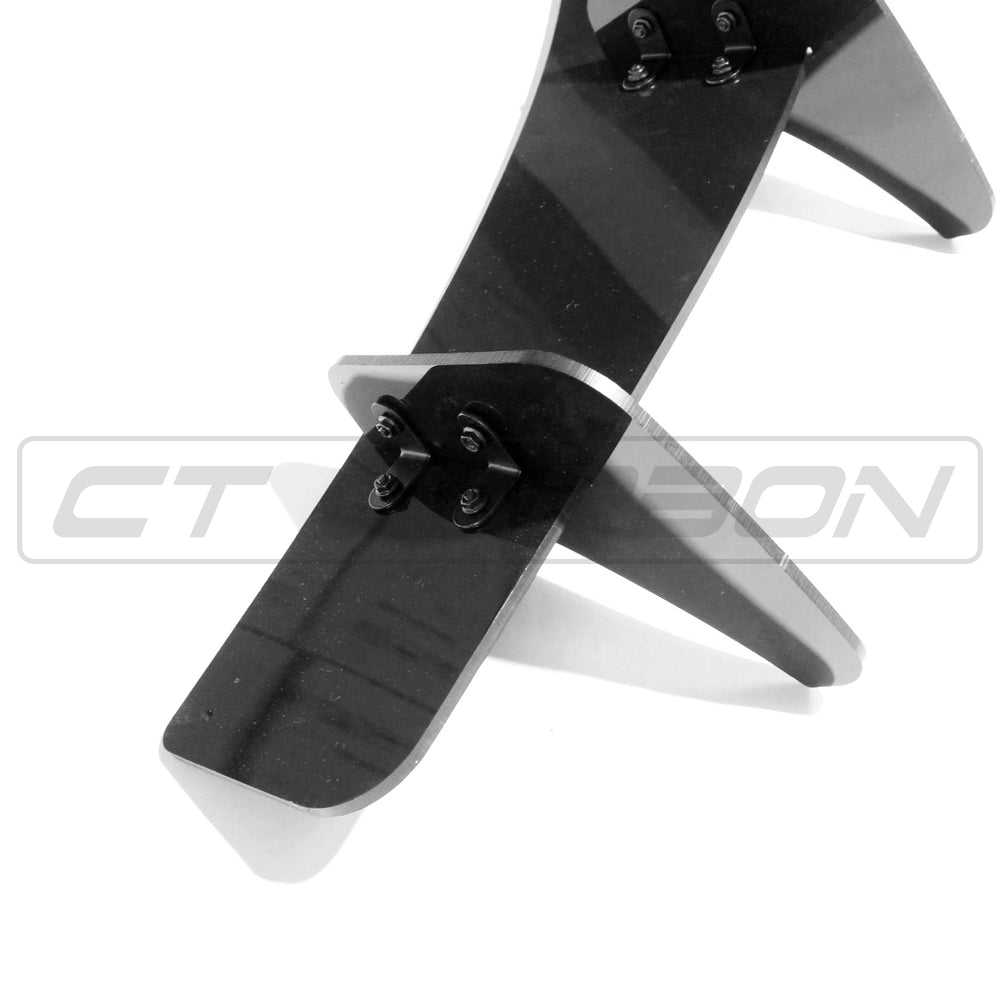 Golf R20 Mk6 Rear Diffuser Volkswagen VW Golf R MK6 R20 2.0 TSI 2009-2013 Gloss/Piano Black Rear ...