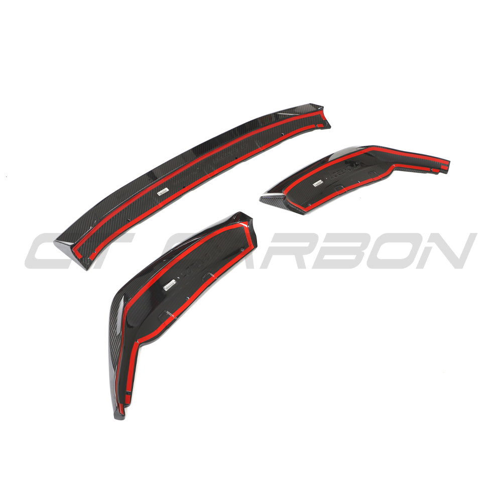 BMW M2 G87 Front Lip Spoiler 2023+ – Carbon Fibre Front Splitter / Front Diffuser / Front Bumper Lip & Extension / Carbon Blade by CT Design (Pre-Preg OEM+ Carbon)