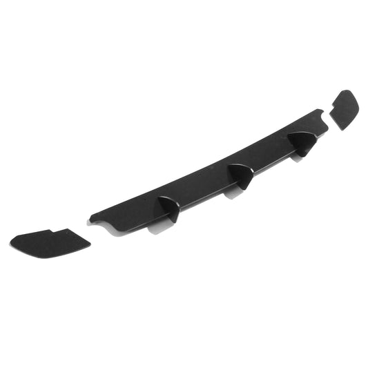 VW Volkswagen Golf GTI Mk6 (Golf 6) 2009-2013 Gloss/Piano Black Rear Diffuser Valance Kit by CT Carbon | Rear Splitter Lip & Bumper Corner Extensions | Rear Lower Spoiler Apron Trim, Twin Exit Exhaust Surround ABS