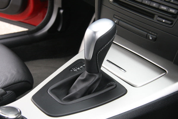 Genuine BMW Performance Automatic Shifter Gear Knob/Gearstick Selector Lever/Shift Handle - Alcantara Leather - 1 Series E81 E82 E87 E88 & 3 Series E90 E91 E92 E93 (E8x E9x Auto/AT) OEM PN 25162153758