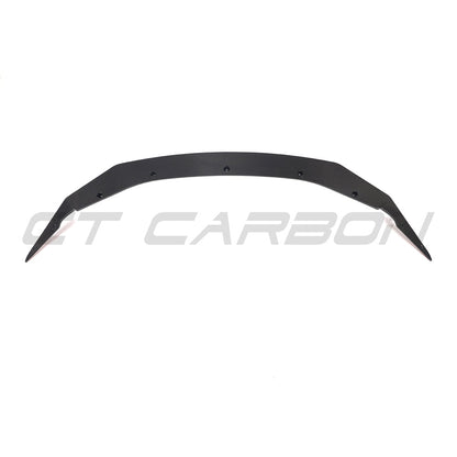 BMW M5 F90 LCI 2020+ Carbon Fibre GTS-Style Front Splitter/Lip - Fits M5 Competition (M5C) - Pre-Preg Carbon Front Spoiler, Bumper Extension, Chin Spoiler - Facelift OEM Fit