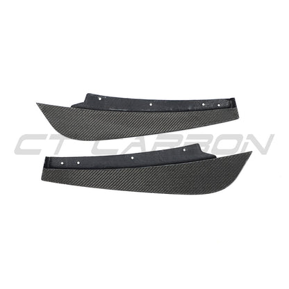 BMW X3M/X4M F97/F98 2018-2023 Carbon Fibre (Fiber) Rear Diffuser - CT Carbon Rear Valance/Rear Bumper Insert/Lower Spoiler/Rear Apron/Rear Lip - Fits X3 M & X4 M Competition