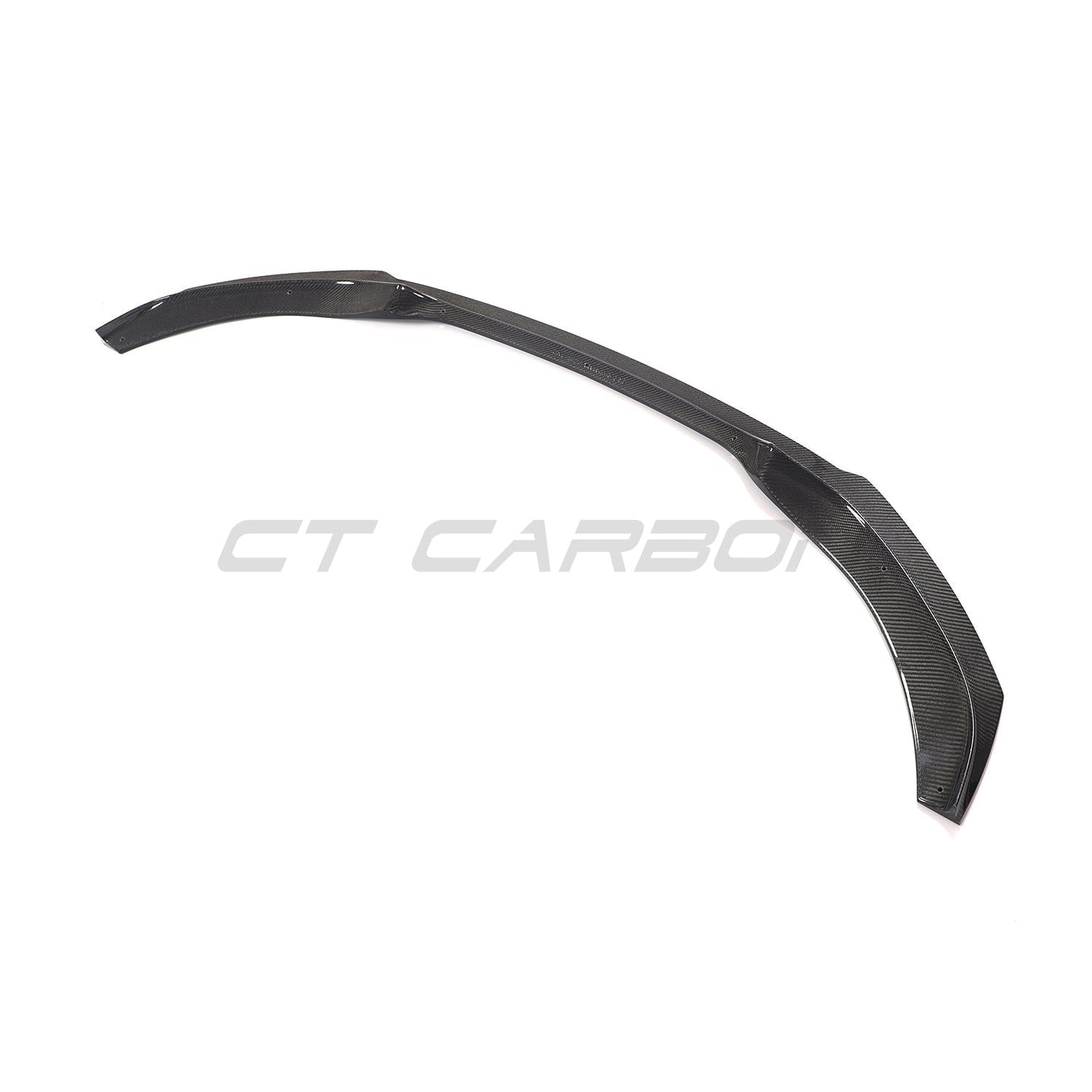 BMW 1 Series F20 F21 2015-2020 LCI Facelift Gloss Real Carbon Fibre/Fiber Front Lip Spoiler Splitter – Hatchback Front Bumper Lip Chin Spoiler Valance Extension Aero Lip by CT Carbon
