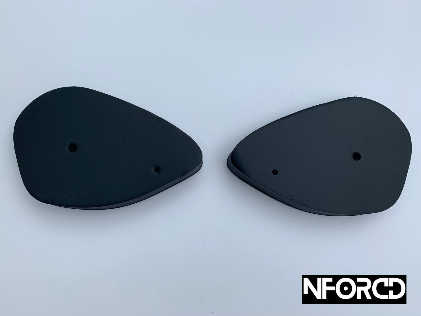 TVR Chimaera & Griffith Seat Side Covers Pair - Recliner/Adjuster Hinge Shrouds, Pivot Caps, Mechanism Side Panels | OEM-Style Replacement Interior Trim, Satin Black, UK Made | Left & Right (2pcs)