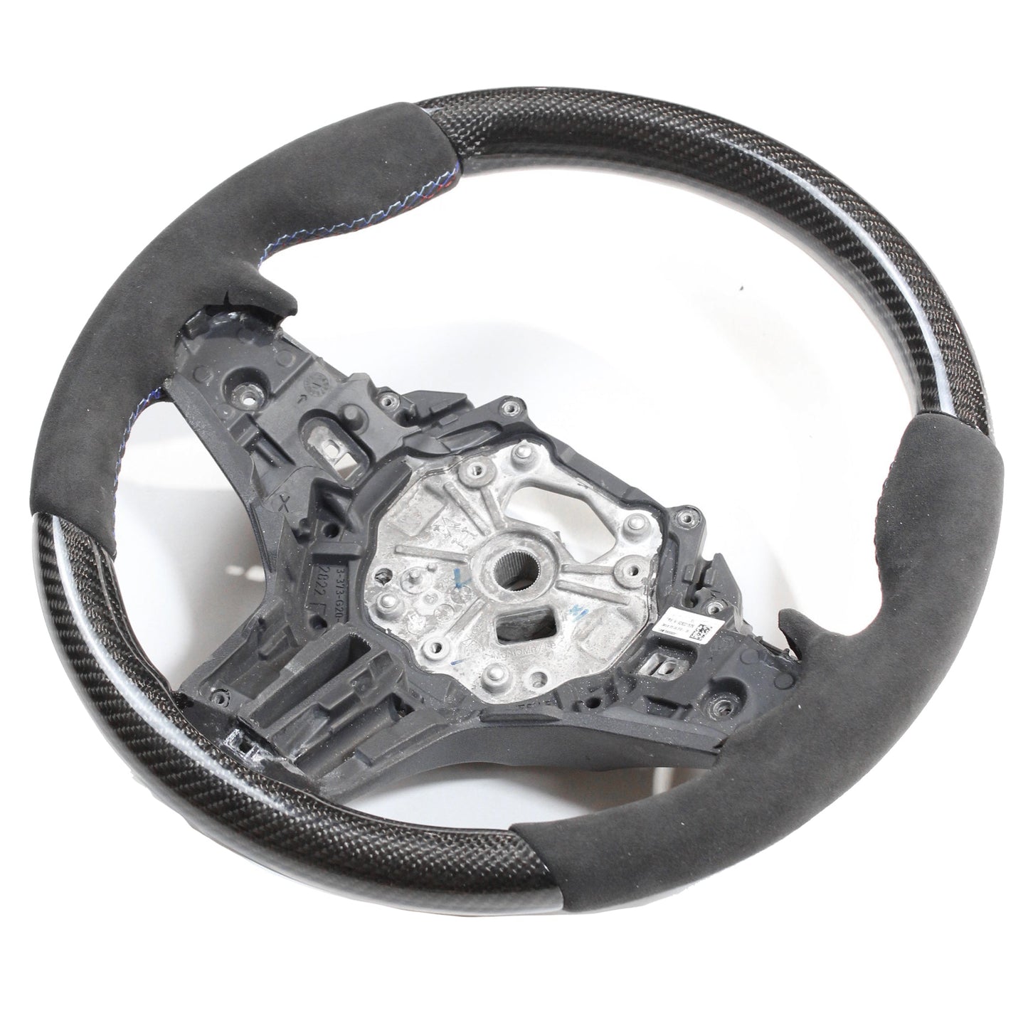 BMW G-Series/F-Series Carbon Fibre/Carbon Fiber Alcantara Suede Steering Wheel - M Sport Style Upgrade - Fits F40 F44 G42 G20 G21 G22 - 1 2 3 4 Series, M3 G80, M4 G82 G83 - OEM Core Retrim by CT Carbon - Aftermarket Performance Wheel UK