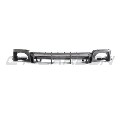 CT Carbon Pre-Preg Carbon Fibre Rear Diffuser / Valance for Audi R8 V10 Performance 4S (2020–2023 MK2 Facelift Gen 2.5) – Rear Bumper Lower Aero Trim Insert, OEM+ Fitment, Coupe & Spyder