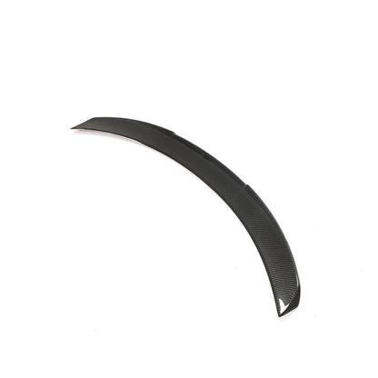 BMW 4 Series Gran Coupe G26 & i4 Gran Coupe Carbon Fibre Boot/Trunk Lip Spoiler - M Performance/M4 Style Gloss CF Rear Wing Tailgate Ducktail M Sport (2020+)