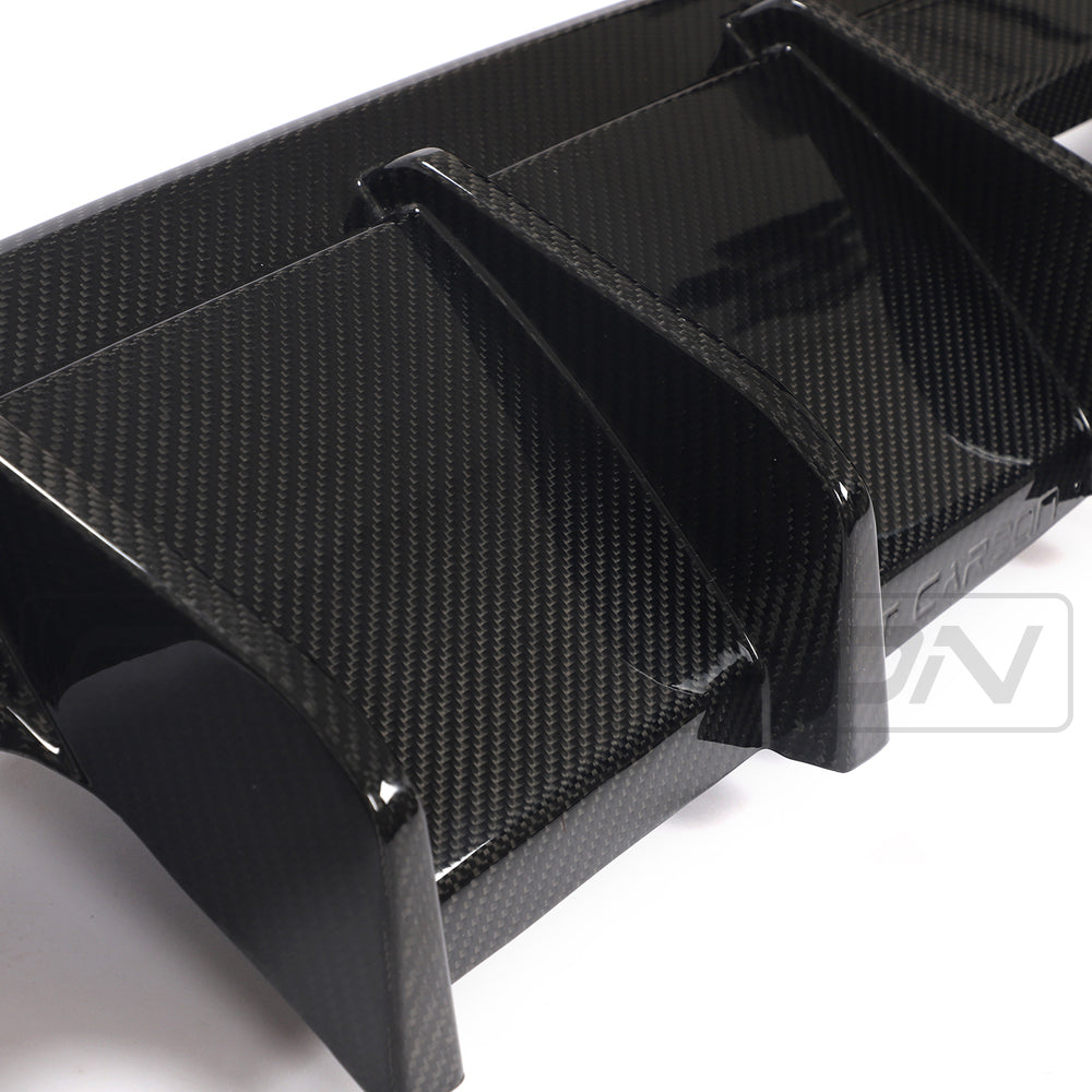 BMW M3 G80 Carbon Fibre/Carbon Fiber Rear Diffuser, Rear Valance, Lower Bumper Splitter 2021+ (Saloon/Sedan) Gloss Pre-Preg Carbon – CT Design Performance Rear Apron Upgrade
