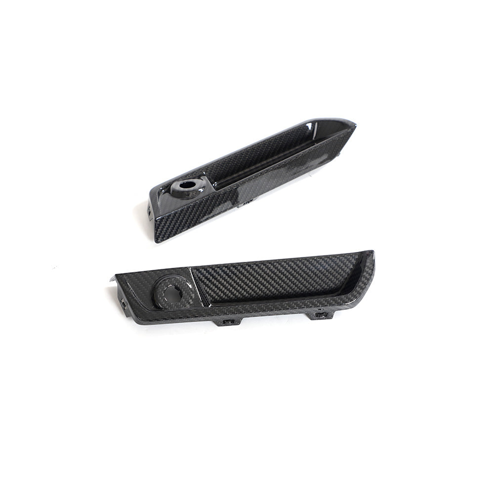 CT Design Carbon Fibre/Fiber Rear Bumper Reflector Delete Covers for BMW M2 G87 (2023+) – Rear Marker Delete/Blanking Plates, Block-Off Caps/Plugs Kit, Gloss Pre-Preg OEM+ Styling