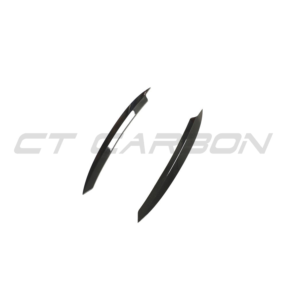 VW Volkswagen Golf Mk7 Mk7.5 Facelift (2012-2020) Gloss Black Headlight Eyebrows Eyelids Covers Trims | ABS Light Brow Lamp Eyebrow Headlamp Eyelid Set | Fits GTI GTD GTE R | Golf 7/7.5 Front Light Styling