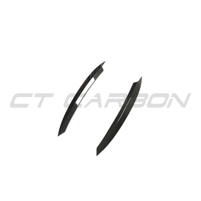 VW Golf Mk7 / Mk7.5 Headlight Eyelids & Eyebrows – Gloss Piano Black ABS Lamp Brows Trim Covers for 2012–2020 GTI GTD GTE R (Pre-Facelift & Facelift) OEM Style Front Headlamp Light Trims