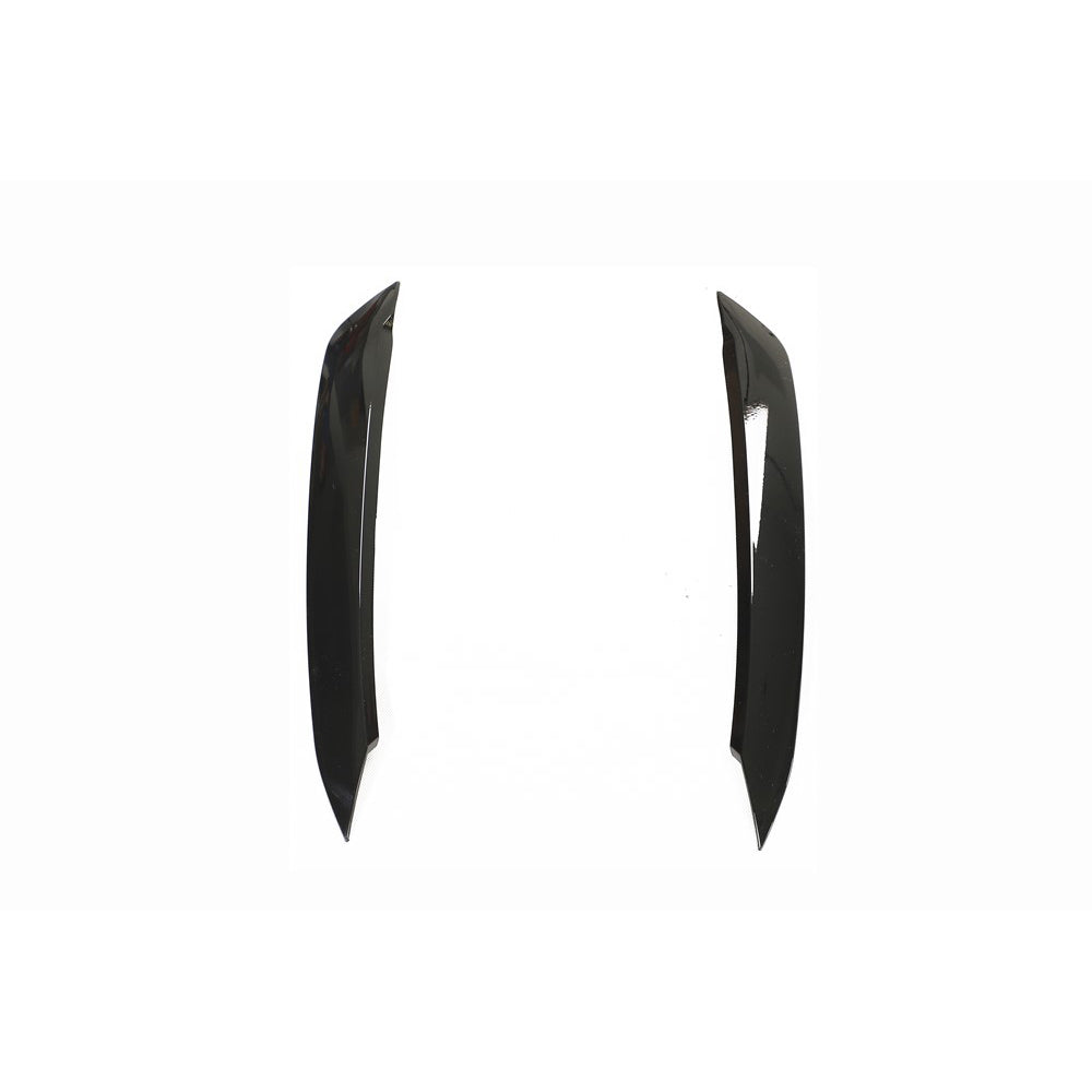 VOLKSWAGEN POLO MK6 GLOSS BLACK HEADLIGHT EYEBROWS