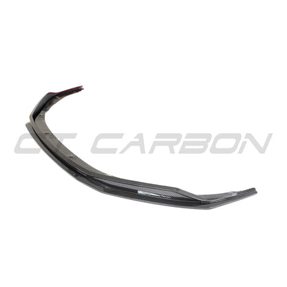 CT Carbon Pre-Preg Carbon Fibre Front Lip Splitter for Audi R8 V10 Mk2 Facelift (Gen 2.5, 2020–2023) – Front Bumper Lip/Chin Spoiler/Lower Valance/Aero Lip/Air Dam – Fits V10 Plus/Performance 4S