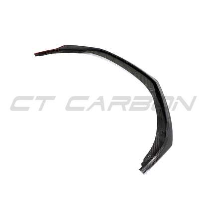 CT Carbon Pre-Preg Carbon Fibre Front Lip Splitter for Audi R8 V10 Mk2 Facelift (Gen 2.5, 2020–2023) – Front Bumper Lip/Chin Spoiler/Lower Valance/Aero Lip/Air Dam – Fits V10 Plus/Performance 4S