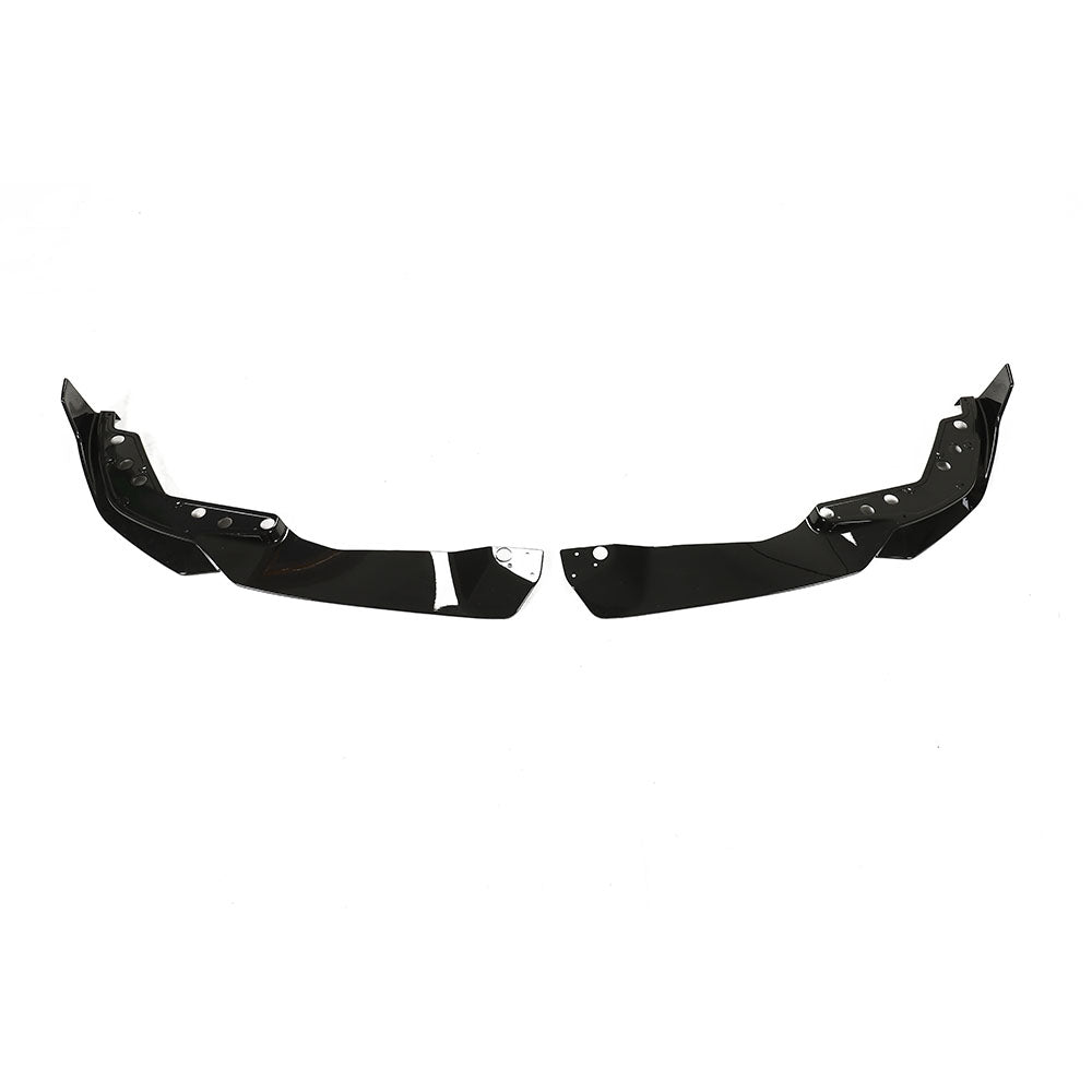 BMW 3 Series G20/G21 2022+ LCI Facelift Front Lip Splitter - Gloss Piano Black ABS Front Bumper Lip Spoiler/Valance/Under Spoiler Aero Lower Blade - Saloon & Touring - OEM Style Body Kit Upgrade