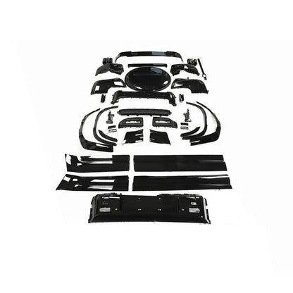 Land Rover Defender 110 L663 2020+ Gloss Piano Black Exterior Styling Kit – Black Pack Conversion, Shadowline Blackout Dechrome Trim Covers, ABS OE-Style Upgrade for 5-Door LWB by CT BLAK