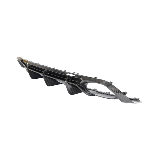 Audi RS3 8Y Rear Bumper Diffuser V2 by CT Design – Carbon Fibre (Carbon Fiber) Rear Valance/Splitter, Gloss Pre-Preg, OEM+ – Fits 2022+ Sportback & Saloon/Sedan