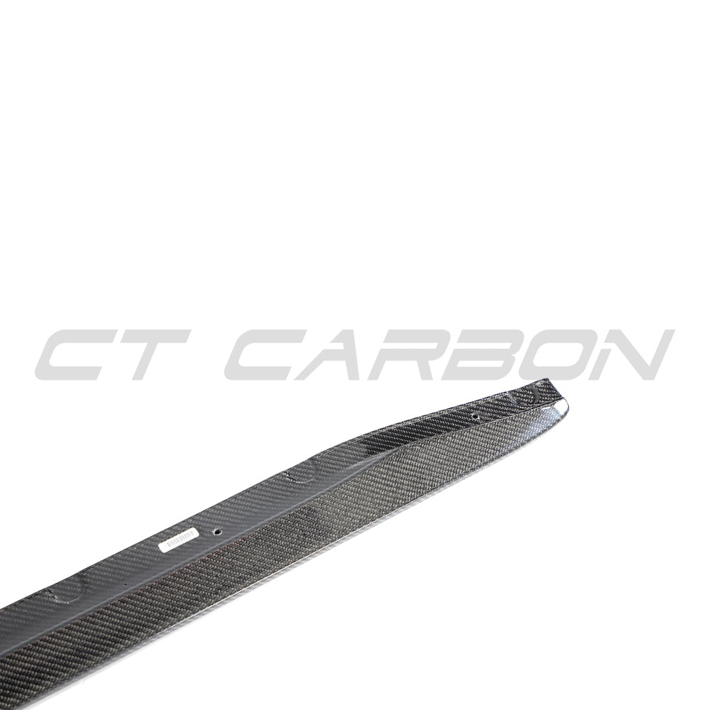 BMW M3 G80/G81 Carbon Fibre/Fiber Side Skirts – Rocker Panel Extensions, Side Splitters & Blades | Gloss CFRP Aero 2021+ Saloon/Sedan & Touring/Wagon