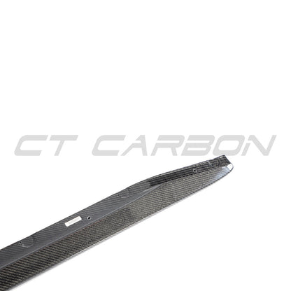 BMW M3 G80/G81 Carbon Fibre/Fiber Side Skirts – Rocker Panel Extensions, Side Splitters & Blades | Gloss CFRP Aero 2021+ Saloon/Sedan & Touring/Wagon