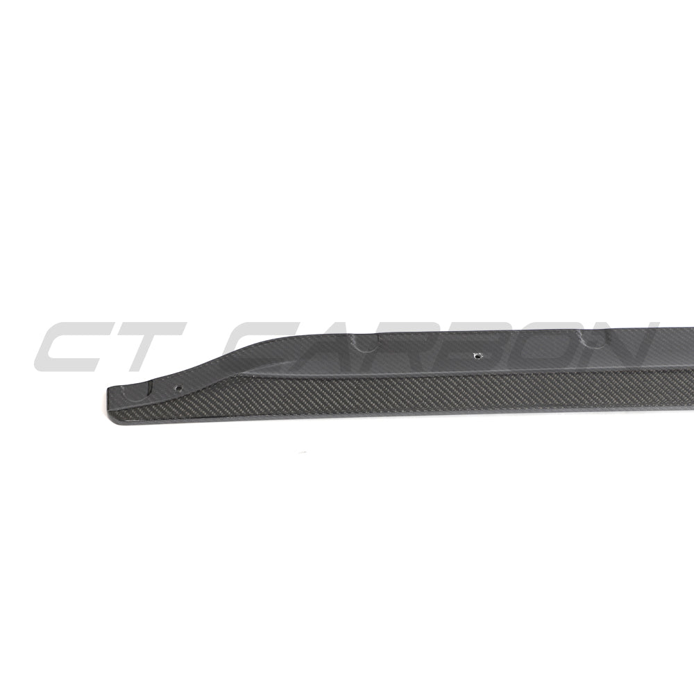 BMW M3 G80/G81 Carbon Fibre/Fiber Side Skirts – Rocker Panel Extensions, Side Splitters & Blades | Gloss CFRP Aero 2021+ Saloon/Sedan & Touring/Wagon