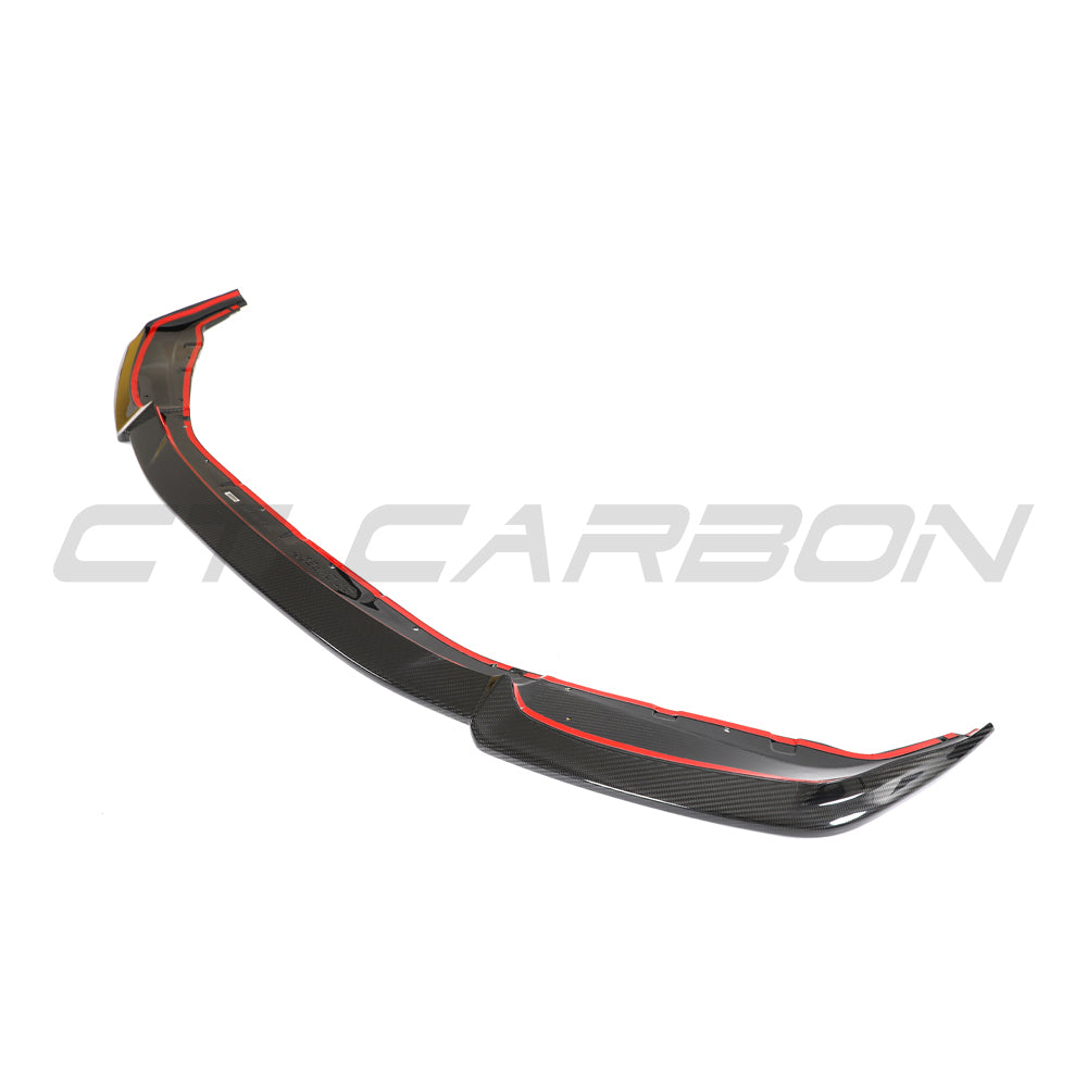 CT Design One-Piece Pre-Preg Carbon Fibre (Carbon Fiber) Front Lip Splitter for BMW M2 G87 (2023+) - Front Spoiler/Chin Spoiler/Front Bumper Lip/Aero Lip/Front Valance/Front Air Dam