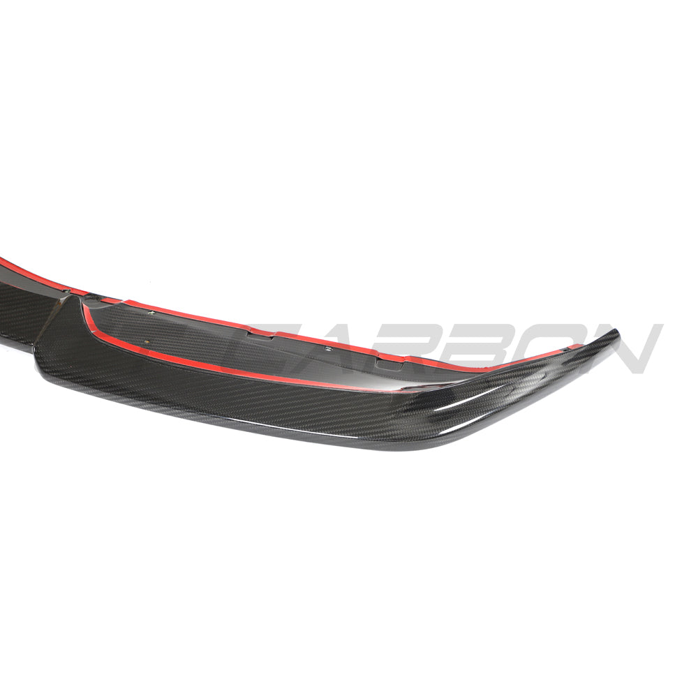CT Design One-Piece Pre-Preg Carbon Fibre (Carbon Fiber) Front Lip Splitter for BMW M2 G87 (2023+) - Front Spoiler/Chin Spoiler/Front Bumper Lip/Aero Lip/Front Valance/Front Air Dam
