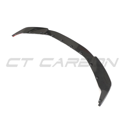 CT Design One-Piece Pre-Preg Carbon Fibre (Carbon Fiber) Front Lip Splitter for BMW M2 G87 (2023+) - Front Spoiler/Chin Spoiler/Front Bumper Lip/Aero Lip/Front Valance/Front Air Dam