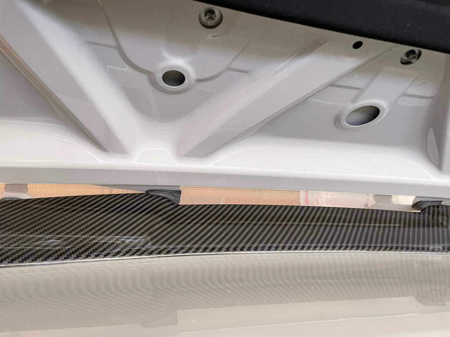 BMW M4 G83 & 4 Series G23 Convertible Carbon Fibre/Carbon Fiber Rear Boot/Trunk Lip Spoiler - Gloss Pre-Preg Carbon Decklid Wing, OEM+ Fit 2021+ Cabriolet | CT Design