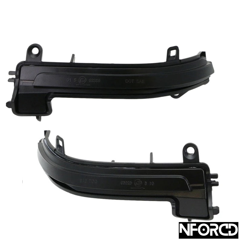 BMW LED Wing Mirror Indicators - Tinted Smoked Dynamic Sequential Turn Signals, Plug & Play Pair (Left & Right), OEM-Style Upgrade for 1 Series F20 F21, 2 Series F22 F23, 3 Series F30 F31 F34, 4 Series F32 F33, X1 E84