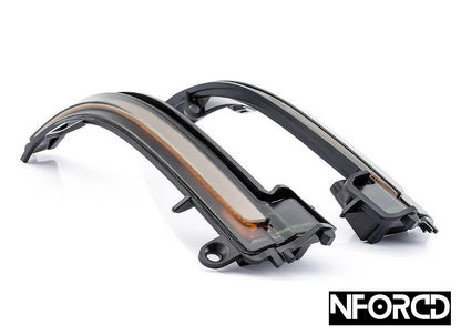 BMW LED Wing Mirror Indicators - Tinted Smoked Dynamic Sequential Turn Signals, Plug & Play Pair (Left & Right), OEM-Style Upgrade for 1 Series F20 F21, 2 Series F22 F23, 3 Series F30 F31 F34, 4 Series F32 F33, X1 E84