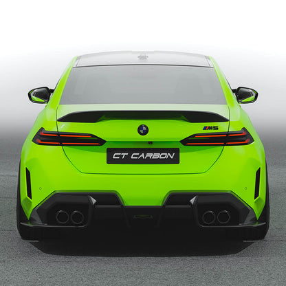 BMW M5 G90 2024+ Carbon Fibre/Fiber Body Kit | Pre-Preg Dry Carbon Aero Kit by CT Carbon (CT Design) | Front Lip Splitter, Side Skirts, Rear Diffuser, Boot/Trunk Spoiler | OEM+ Styling Saloon/Sedan Full Kit