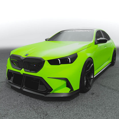BMW M5 G90 2024+ Carbon Fibre/Fiber Body Kit | Pre-Preg Dry Carbon Aero Kit by CT Carbon (CT Design) | Front Lip Splitter, Side Skirts, Rear Diffuser, Boot/Trunk Spoiler | OEM+ Styling Saloon/Sedan Full Kit