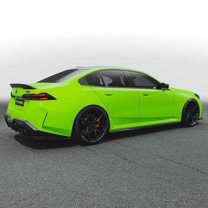 BMW M5 G90 2024+ Carbon Fibre/Fiber Body Kit | Pre-Preg Dry Carbon Aero Kit by CT Carbon (CT Design) | Front Lip Splitter, Side Skirts, Rear Diffuser, Boot/Trunk Spoiler | OEM+ Styling Saloon/Sedan Full Kit