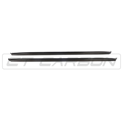 CT Carbon 3D Style Side Skirt Extensions for BMW X3 M/X4 M F97/F98 (2018-2021 Pre-LCI/Pre-Facelift) - Carbon Fibre Rocker Panels, Side Splitters, Sill/Rocker Extensions, Side Blades