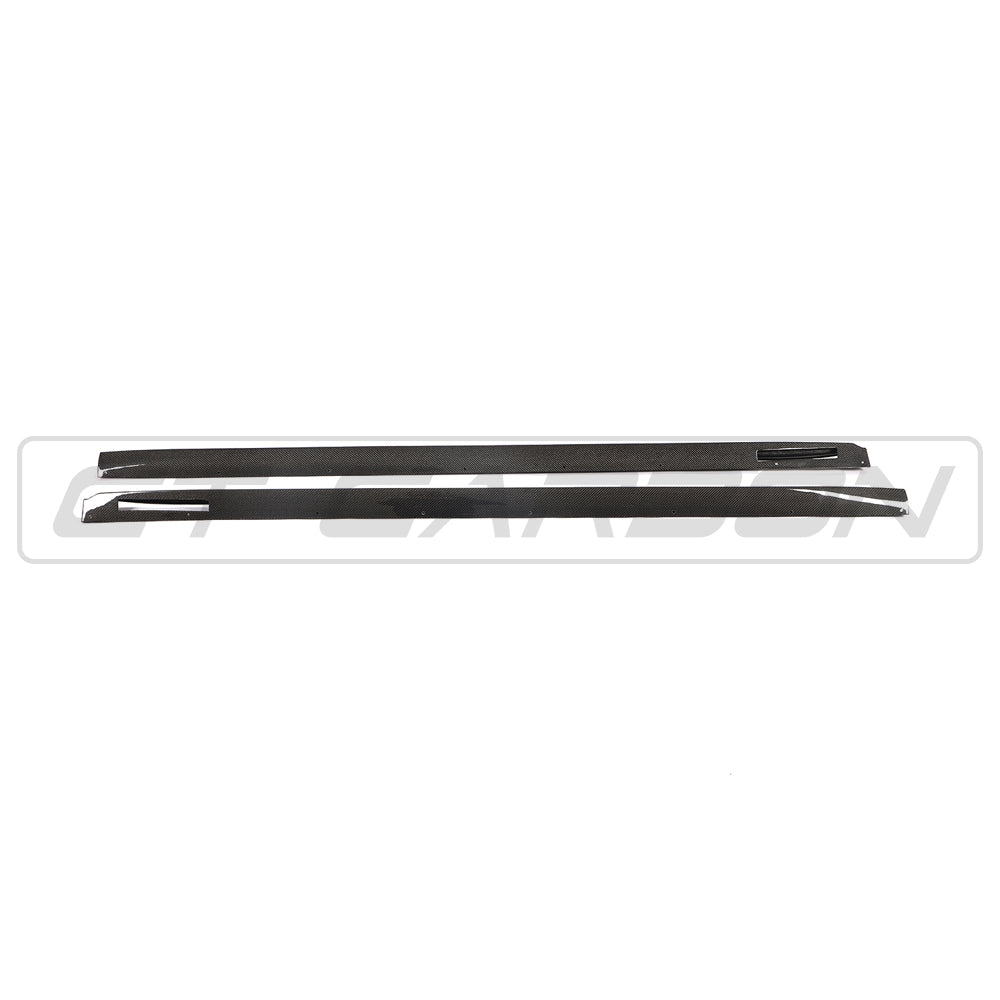 CT Carbon 3D Style Side Skirt Extensions for BMW X3 M/X4 M F97/F98 (2018-2021 Pre-LCI/Pre-Facelift) - Carbon Fibre Rocker Panels, Side Splitters, Sill/Rocker Extensions, Side Blades